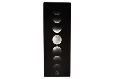 Килимок для йоги Rao Sitara Moon Phases 183x68x0.5 см Чорний (23293)