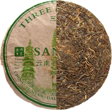 Чай Jinglong Tea Factory Шэнь Пу Эр Цзин Лун Три пагоды 357 г (4823134500507)