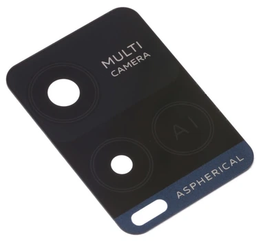 Скло камери Vivo Y33s/Y33t без рамки Mirror Black High Copy
