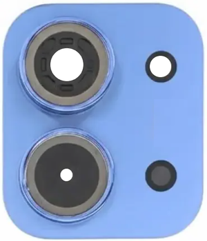 Скло камери Xiaomi Redmi 15C 4G з рамкою синього кольору Moonlight Blue High Copy