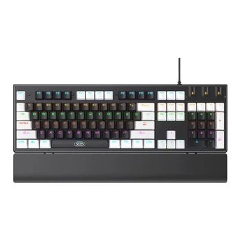 Клавиатура и Мышь XO KB-06 mixed color luminous mechanical Черный микс