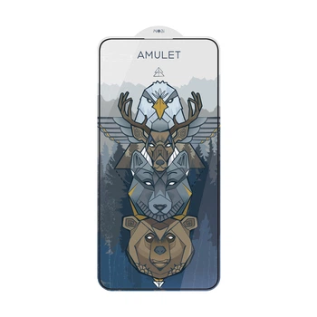Защитное стекло AMULET 2.5D HD Antistatic for iPhone 15 Plus/16 Plus Черный