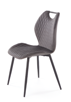 Krzesło do kuchni i salonu Halmar K569 popielate (5905248135222)