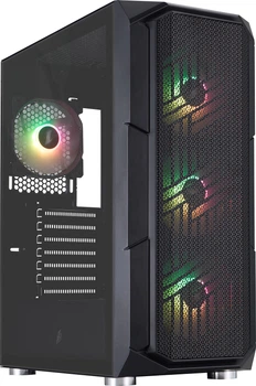 Корпус 1stPlayer XF-BK-4F7 Black