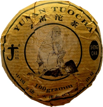 Чай Jinglong Tea Factory Шэнь Пу Эр Рассветный 100 г (4823134500453)