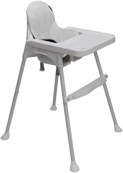Стілець 2 в 1 для годування дитини Velano Basic White (45687)