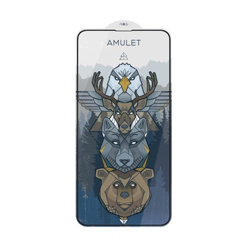 Защитное стекло AMULET 2.5D HD Antistatic for iPhone 13/13 Pro/14/16e Черный