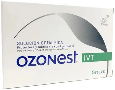 Roztwór okulistyczny Esteve Ozonest IVT 15 dawek (8431506054822)