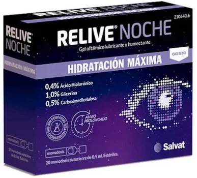 Żel do oczu Salvat Relive Night 20 dawek (8470002106406)