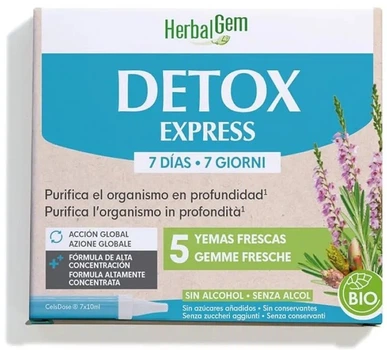 Suplement diety Pranarom Detox Express 7 ampułek (5407008642655)