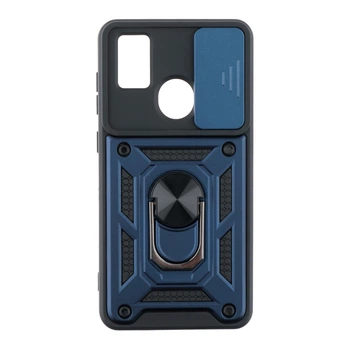 Чехол накладка Guard Shield Armor с кольцом для ZTE Blade A31 Dark Blue