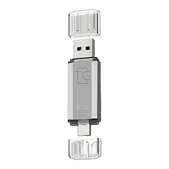 USB Flash Drive T&G 64gb USB/Type C 009 Серебро