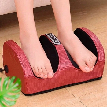 Электрический массажер для ног Foot Massager с подогревом, роликовый массажер стоп и икр