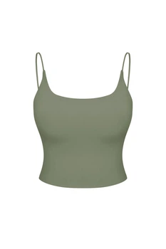 Безшовний жіночий топ, One Size, оливковий