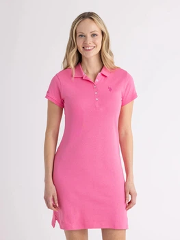 Плаття коротке жіноче літнє U.S. Polo Assn 216432-5S00A(COSMO PINK) XS Рожеве (786662369906)