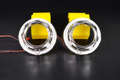 Маски LM715 LED W для лінз авто 3.0 дюйма Chrome (2 шт.) Lemarix (LM715-30X)