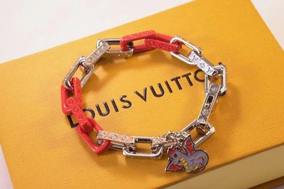 Браслет LOUIS VUITTON Lv Dragon logo Red