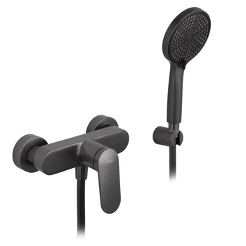 Смеситель для душа Kroner Element 211411-5301 графитовый латунный