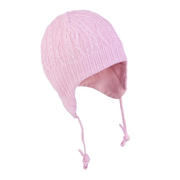 Дитяча шапка для новонароджених tutu 06092 36-40 Пудра