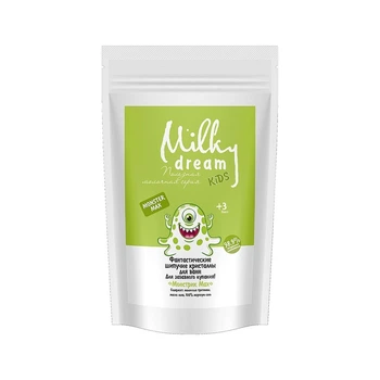 Шипуча ароматна морська сіль для ванн для дітей Монстрік Мах Milky Dream 300 мл (4930205301766)