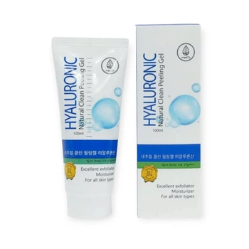 Гель-пілінг для обличчя MED B Natural Clean Hyaluronic Acid з гіалуроновою кислотою