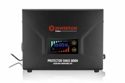 Инвертор (ИБП/UPS) чистый синус 500/800W 12V Inwerton SINUS 800H (PSU-818-800H)