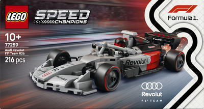 Конструктор LEGO Speed Champions Гоночний автомобіль Audi Revolut F1 Team R26 216 деталей (77259)