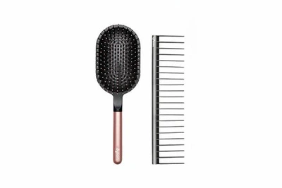Подарочный набор щеток Dyson для волос массажная щетка и расческа для локонов Pink