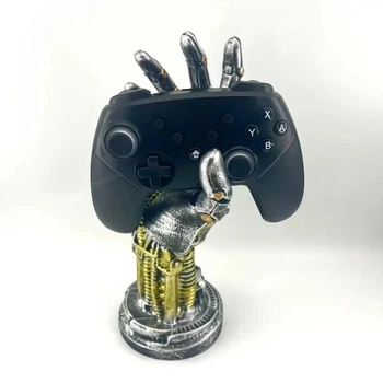 Настольный 3D держатель для контроллера-джойстика PlayStation 5, PS4, Xbox Series X/S, Switch Pro, Наушников в стиле киберпанк