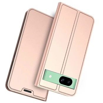 Чехол книжка New Leather Case для Google Pixel 8A с магнитной фиксацией pink