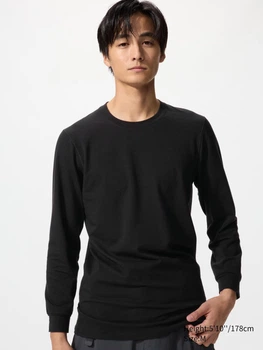 Термокофта мужская зимняя Uniqlo 498245023 L Черная (1159854885)