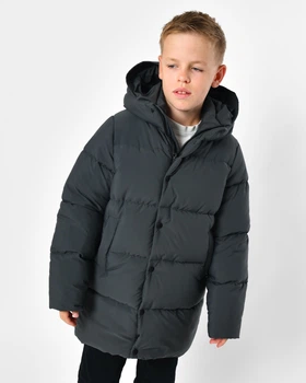 Пуховик класичний для хлопчика X-Woyz DT-8373-29 60157 134 см графіт