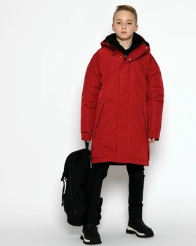 Зимова куртка на пуху для хлопчика X-Woyz DT-8352-14 170 см жовтий