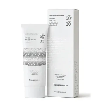 Lightweight Sunscreen SPF50+ Легкий сонцезахисний крем Transparent Lab 100ml