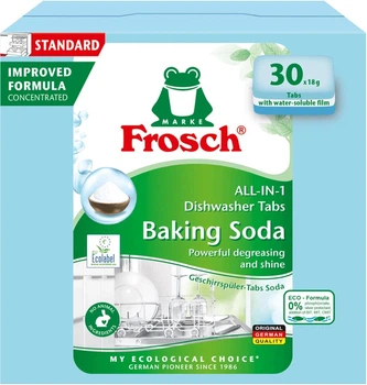 Таблетки для миття посуду в посудомийних машинах Frosch 4009175965059 30 шт