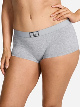 Трусики шорти жіночі бавовняні Victoria's Secret 267277465 M Сірі (1159854108)