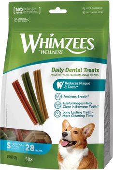Ласощі Whimzees Stix у формі паличок для собак S 28 шт (8718627750773)