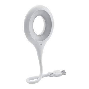 Портативна гнучка лампа КІЛЬЦЕВА 5V/2W 12 SMD з живленням від USB