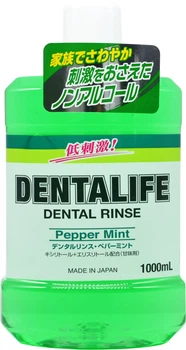 Ополіскувач для ротової порожнини Rocket Soap Dentalife Dental Rinse Peppermint Безалкогольний М'ята перцева 1 л (4571113807894)