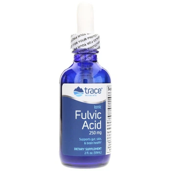 Фульвова кислота іонна Trace Minerals Ionic Fulvic Acid 250 мг розчин, 59 мл