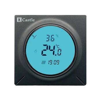 Терморегулятор для теплого пола Castle AC829H WiFi Grafit