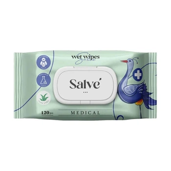 Влажные салфетки Salve медицинские 120 шт