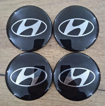Наклейки для ковпачків на диски Hyundai 65 мм
