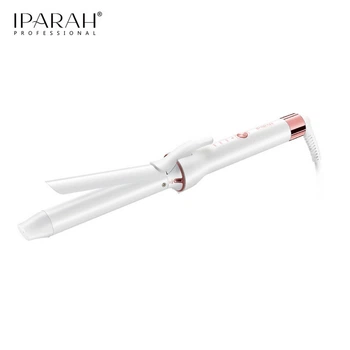 Плойка IPARAH P-201W WHITE, 25mm, 160-220°C, керамическое покрытие, 45W удобный и эффективно работающий прибор для создания красивых локонов и волн.