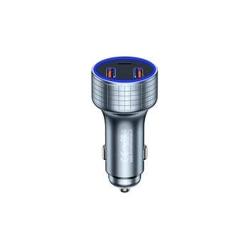 Авто Зарядное Устройство Remax RCC327 83W PD+QC Серый