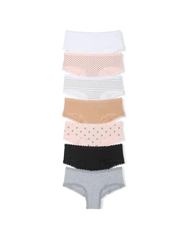 Женские трусики хлопок чикини набор 7 шт Victoria's Secret QD742 размер L