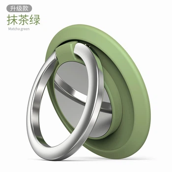 Кольцо-держатель для смартфона Color Metal Green для удобного использования одной рукой и крепления телефона