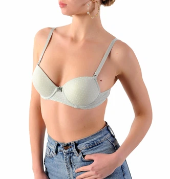 Бюстгальтер c Push up олива 85В