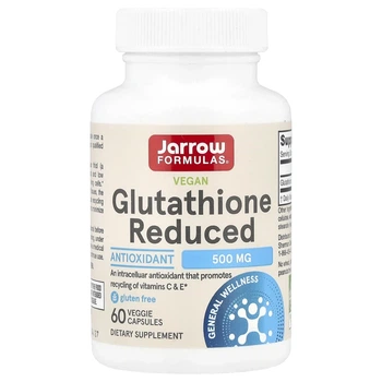 Відновлений глутатіон Jarrow Formulas (Glutathione Reduced) 500 мг 60 капсул (JRW-15039)