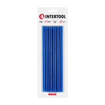 Стержни клеевые Intertool голубые 11,2х200мм 12шт (RT-1053)